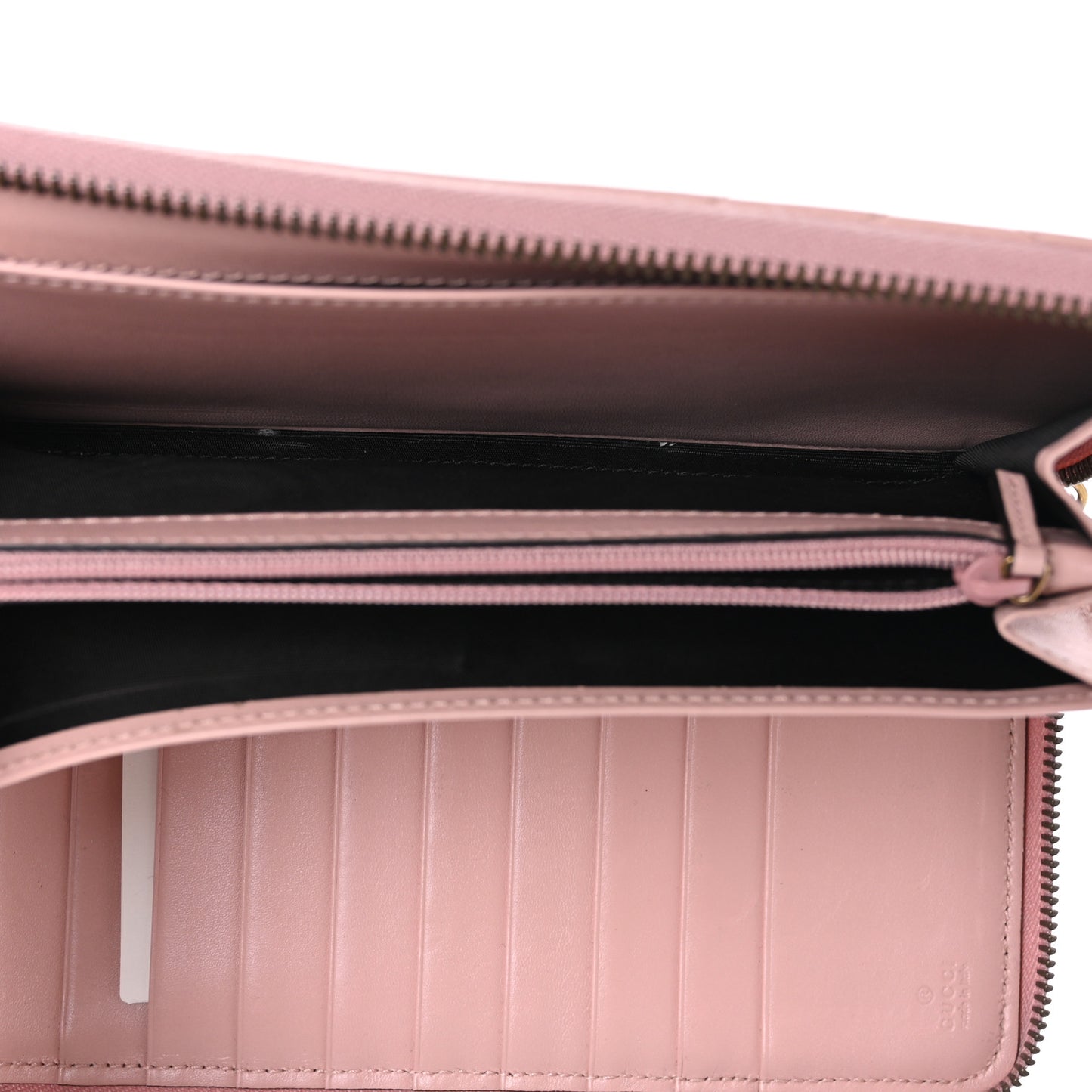 Calfskin Matelasse GG Marmont Zip Around Organizer Wallet Perfect Pink