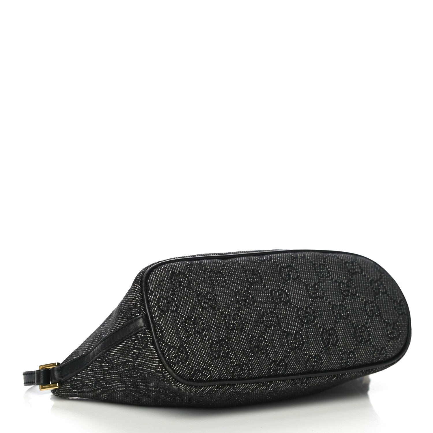 Gucci Denim Monogram Boat Pochette 4 of 11