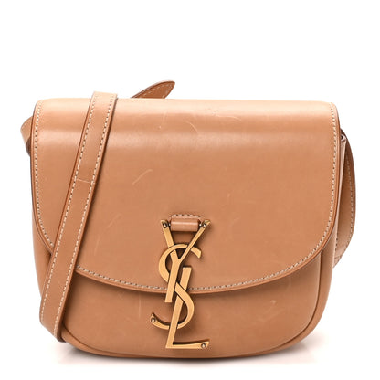 Saint Laurent Smooth Vintage Calfskin Small Kaia Satchel Brown Gold 1 of 8