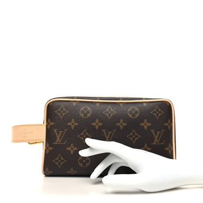 Louis Vuitton Monogram Locker Dopp Kit Toilet Pouch 2 of 9