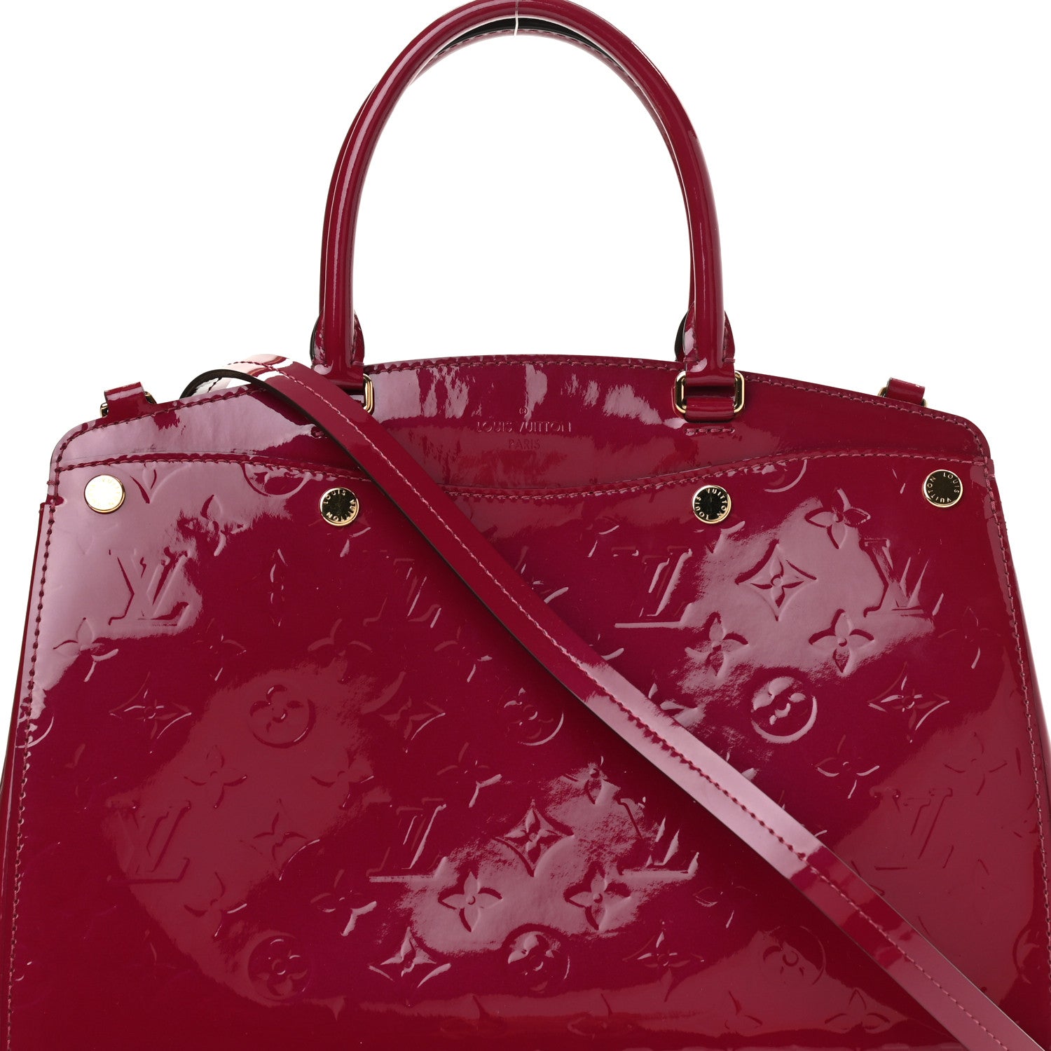Louis Vuitton Vernis Brea MM NM Magenta 9 of 11