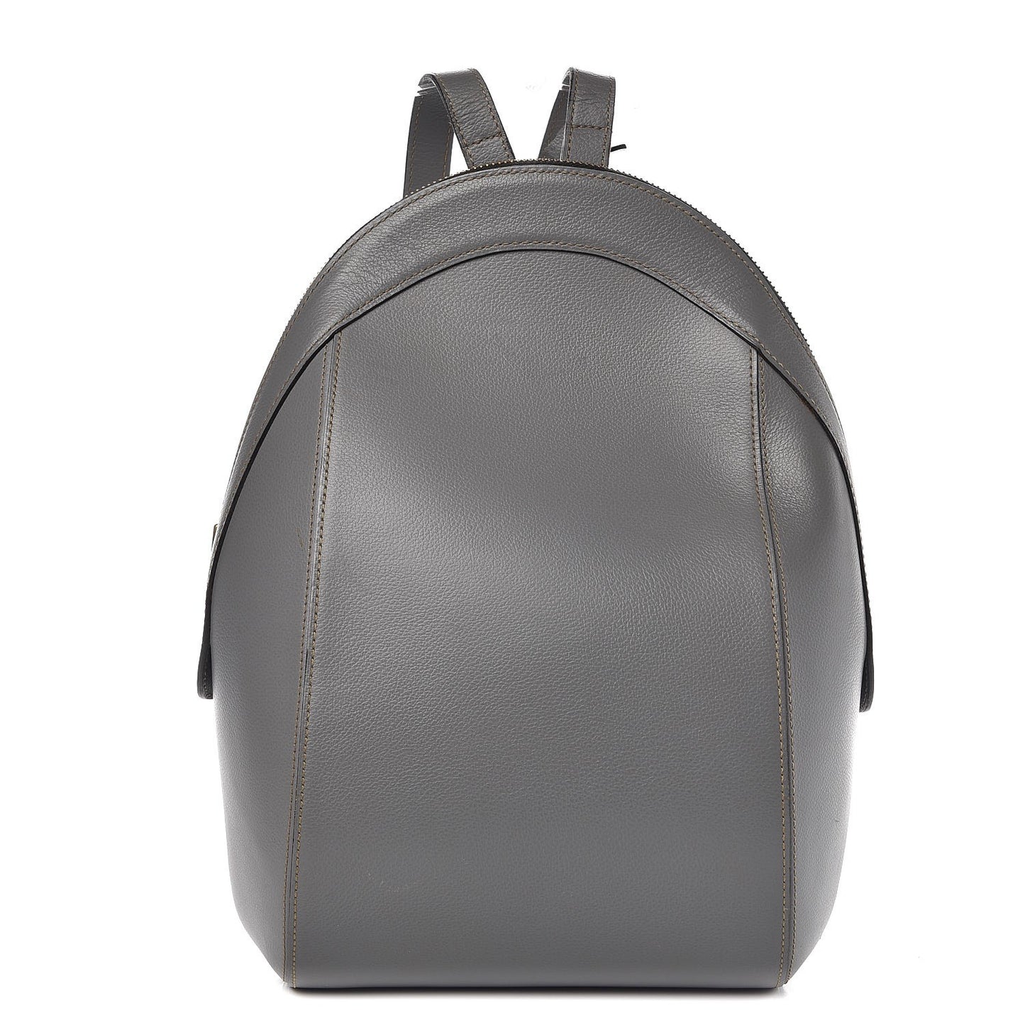Grained Calfskin Backpack Grey