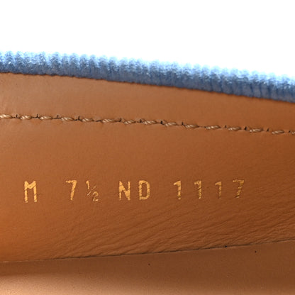 Louis Vuitton Suede Mens Car Shoe Moccasin Loafers 7.5 6 of 8
