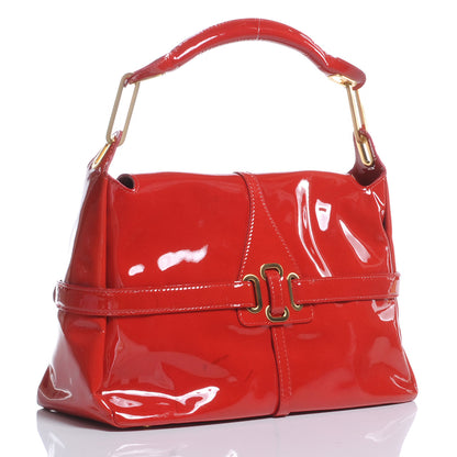 Jimmy Choo Patent Leather Torquay Flap Red 3 of 7