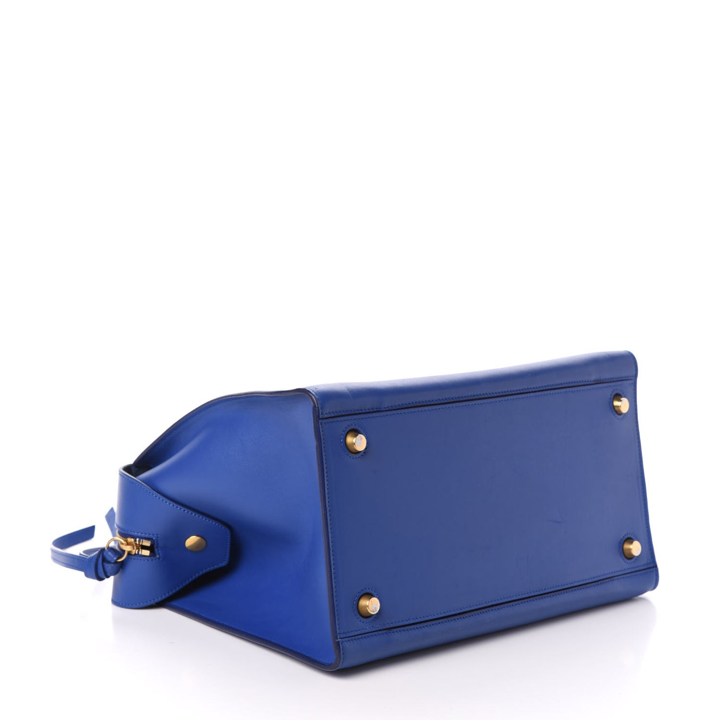 Smooth Calfskin Medium Ring Bag Indigo