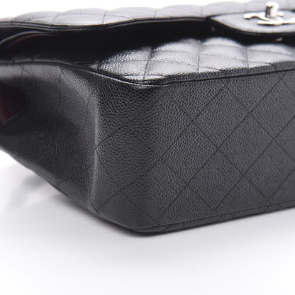 Chanel Caviar Quilted Jumbo Double Flap Black 9 of 11