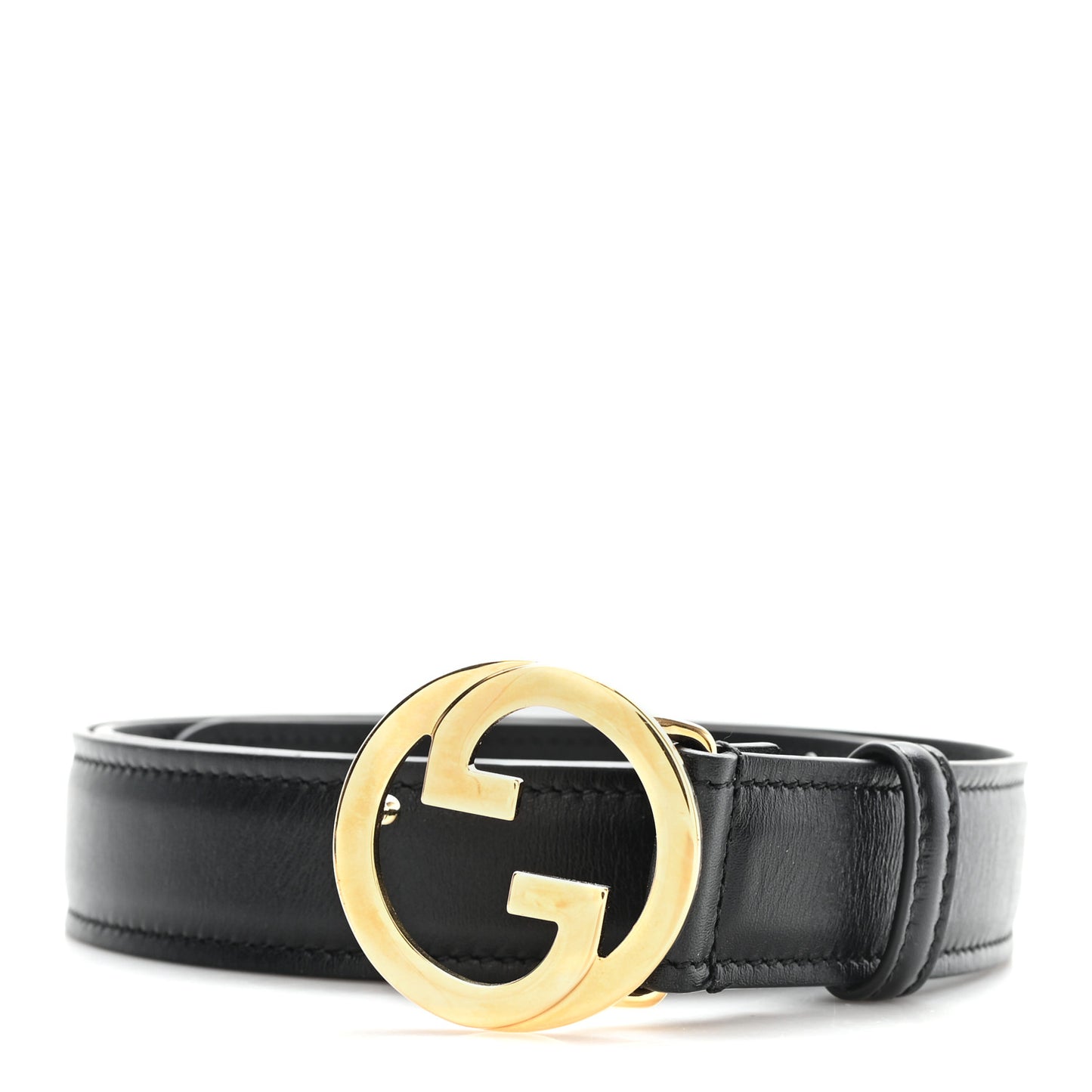 Ciny Lux Calfskin Blondie 30mm Belt 95 38 Black