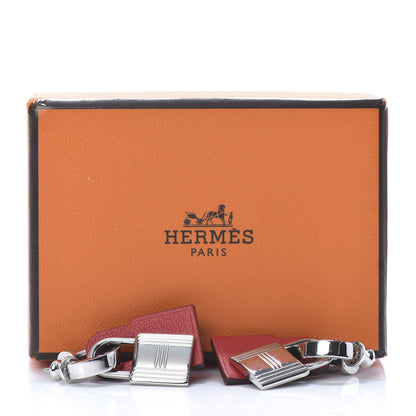 Hermes Palladium Swift O'Kelly Earrings 6 of 6