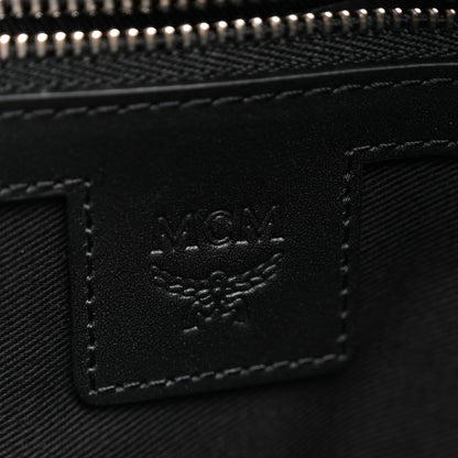 MCM Visetos Medium Crossbody Pouch Black 6 of 10