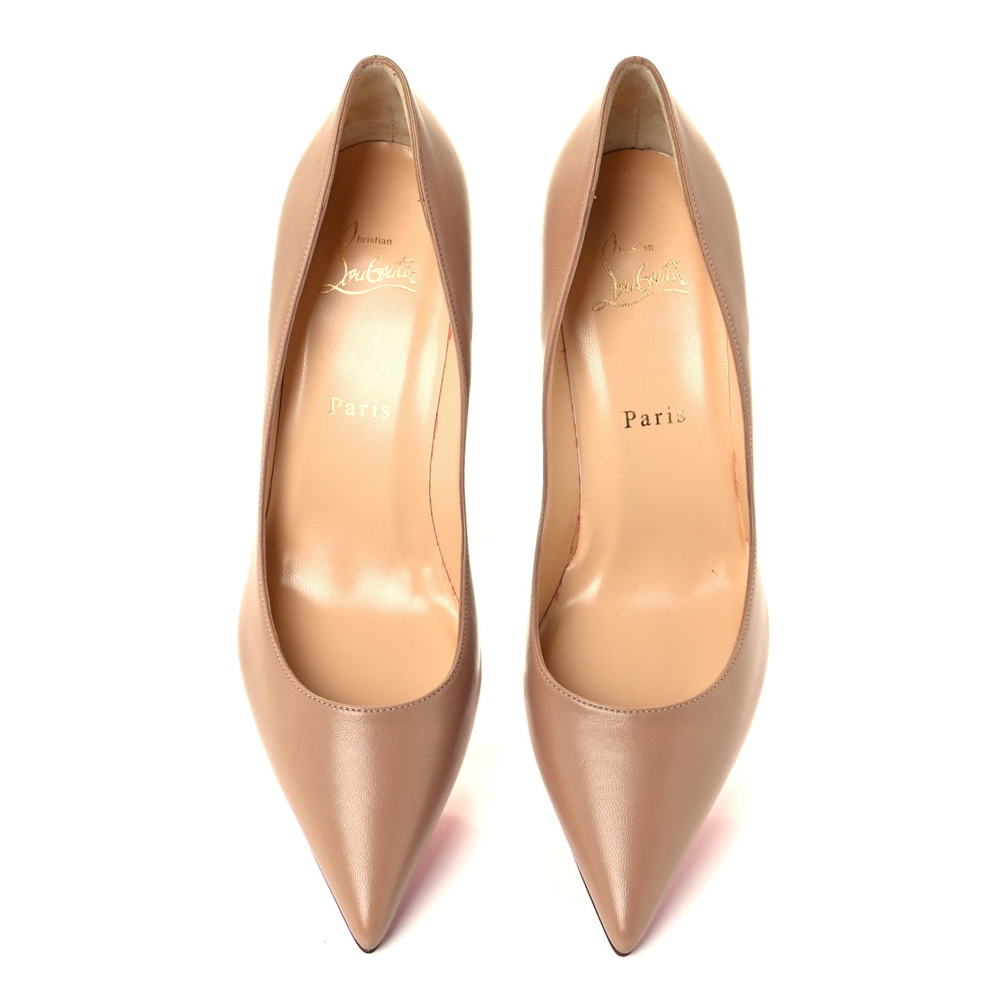 Shiny Nappa Apostrophy 85 Pumps 38.5 Nude