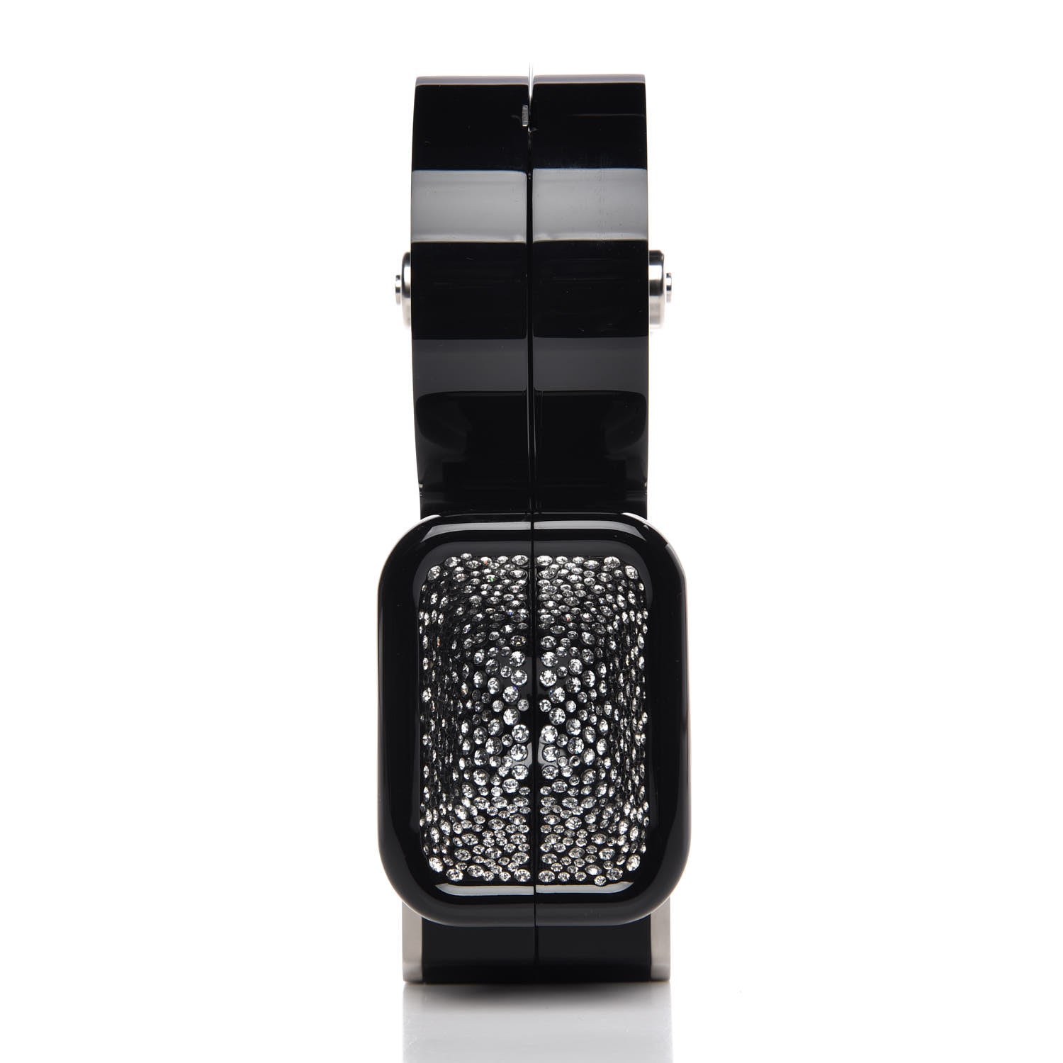 Chanel Plexiglass Crystal Buonasera Film Projector Minaudiere Clutch Black 7 of 14