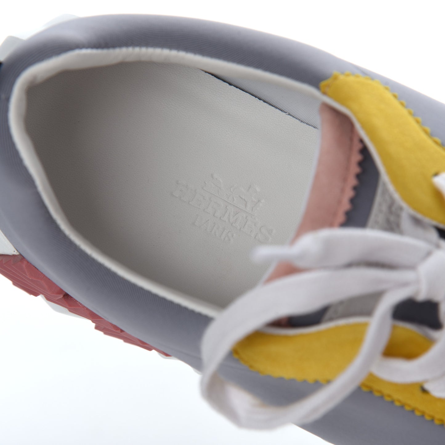 Technical Canvas Suede Goatskin Bouncing Sneakers 37.5