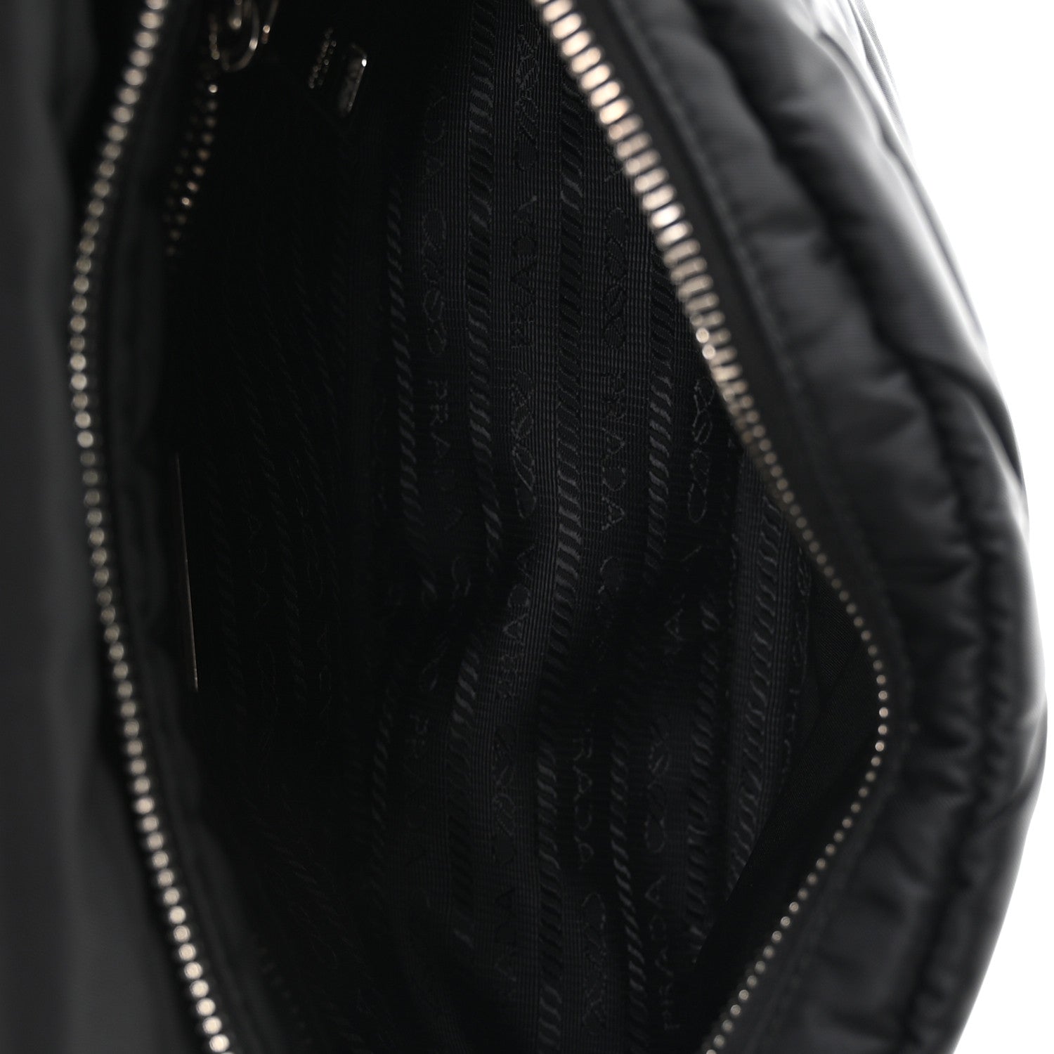 Prada Re-Nylon Quilted Padded Flap Shoulder Bag Black 5 of 11