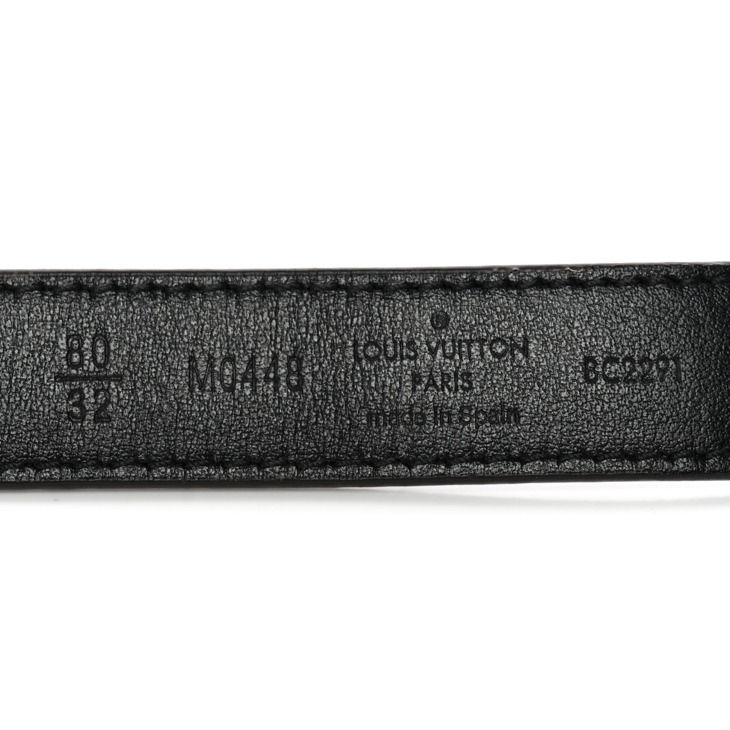 Louis Vuitton Mini Damier Ebene 25mm LV Initiales Belt 80 32 3 of 6
