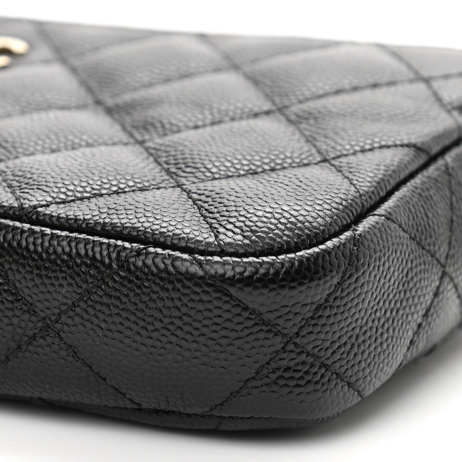 Chanel Caviar Quilted Small Clutch With Chain Black 11 of 12