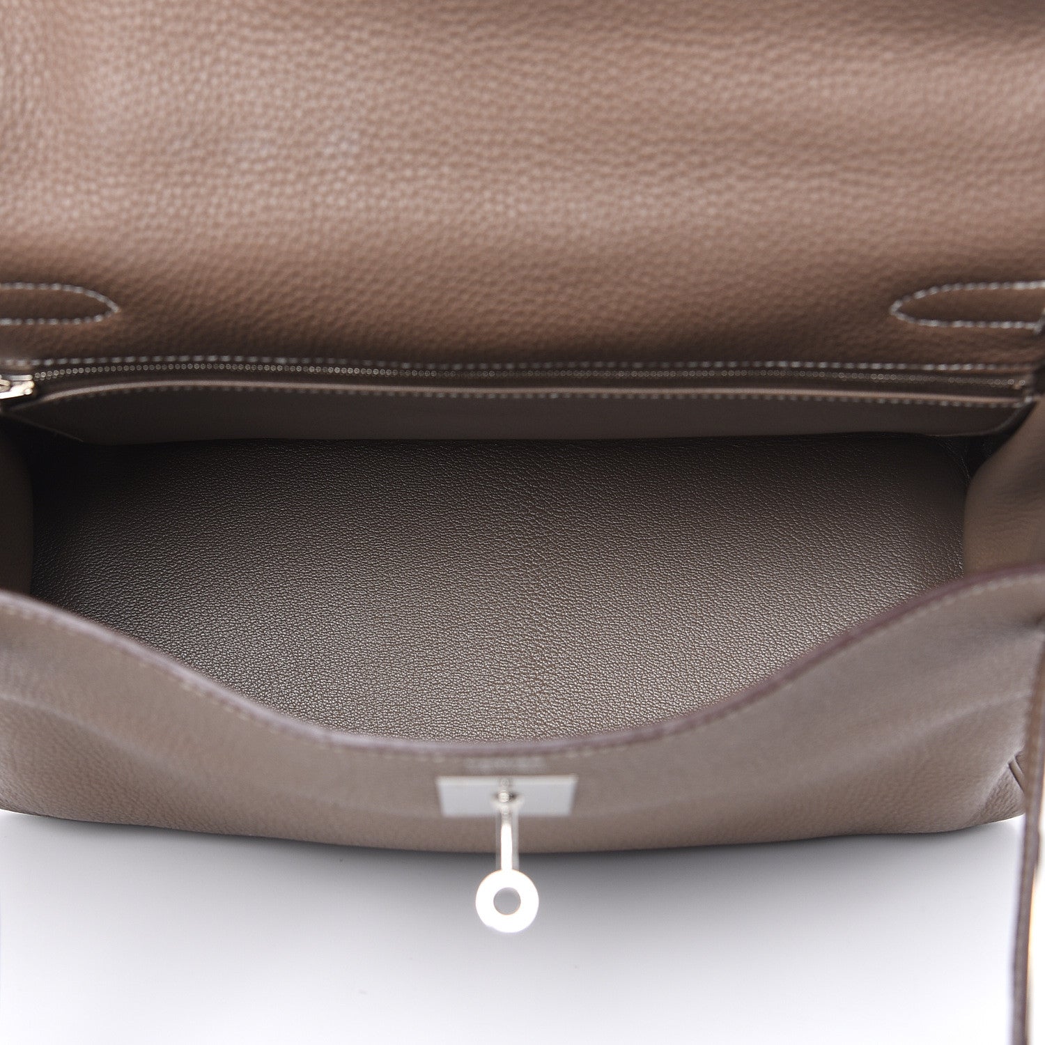 Hermes Togo Kelly Retourne 32 Etoupe 7 of 35