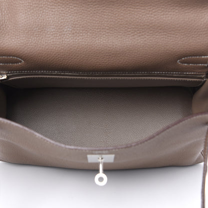 Hermes Togo Kelly Retourne 32 Etoupe 7 of 35