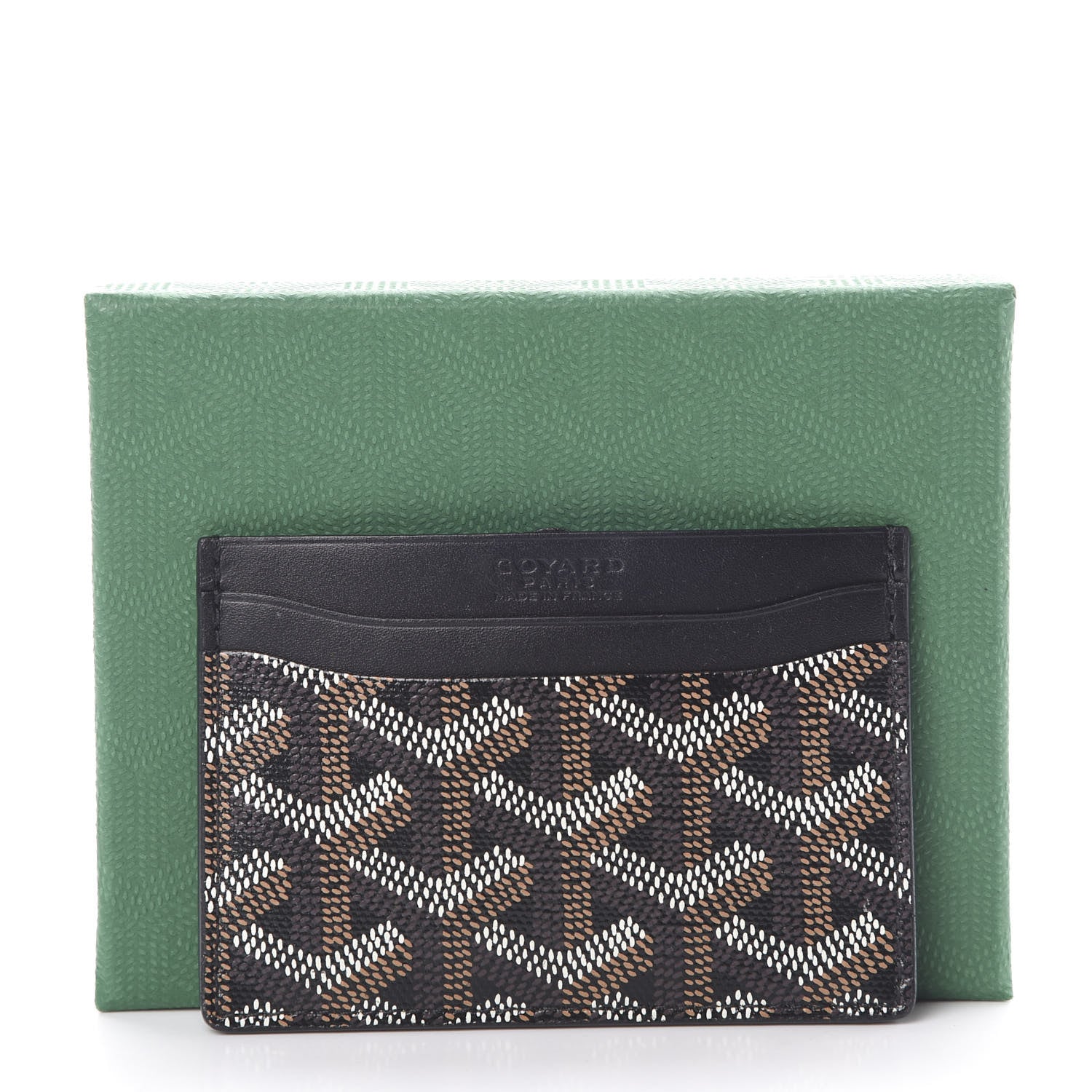 Goyard Goyardine Saint Sulpice Card Holder Black 8 of 8