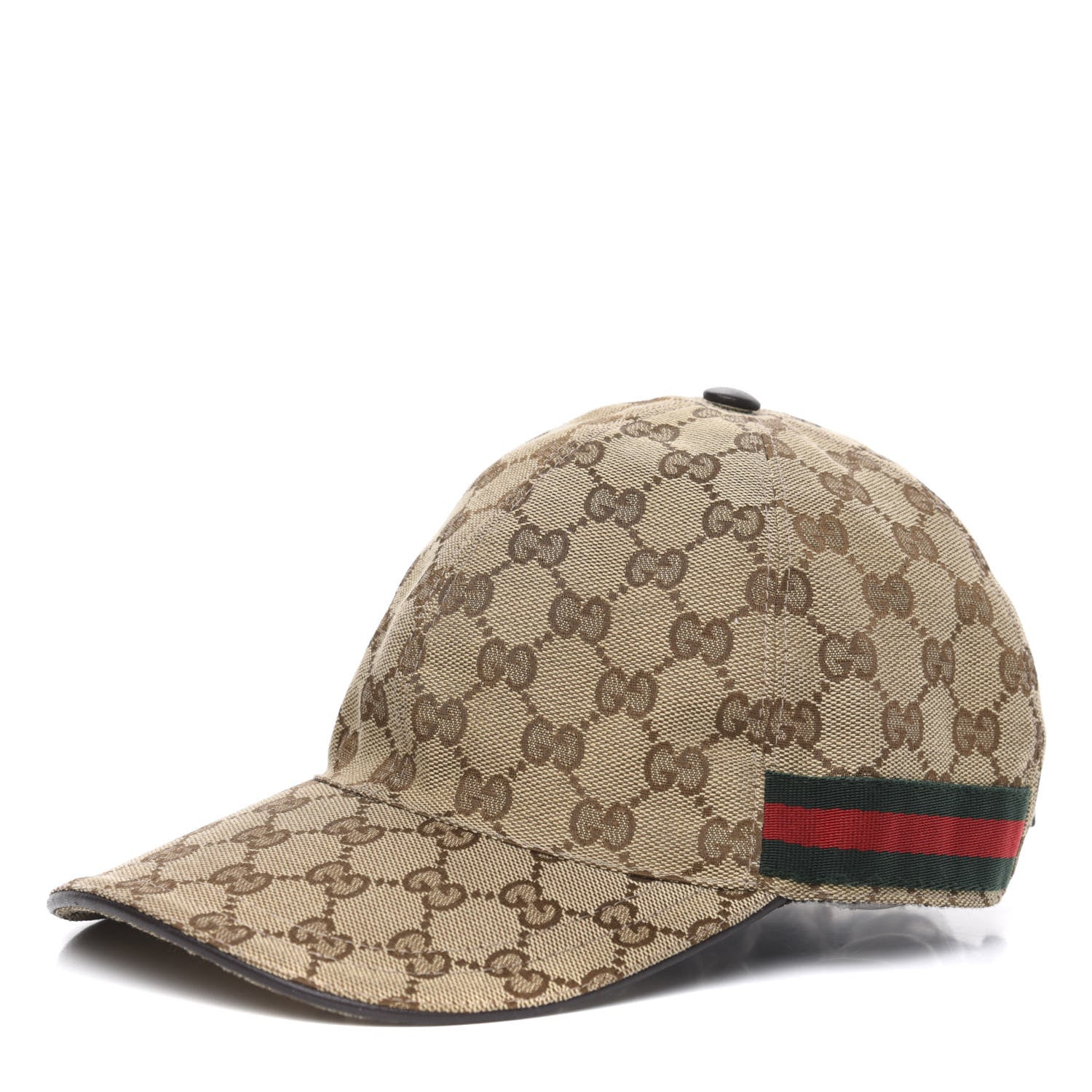 Gucci Monogram Web Baseball Hat M Beige Cocoa 1 of 6
