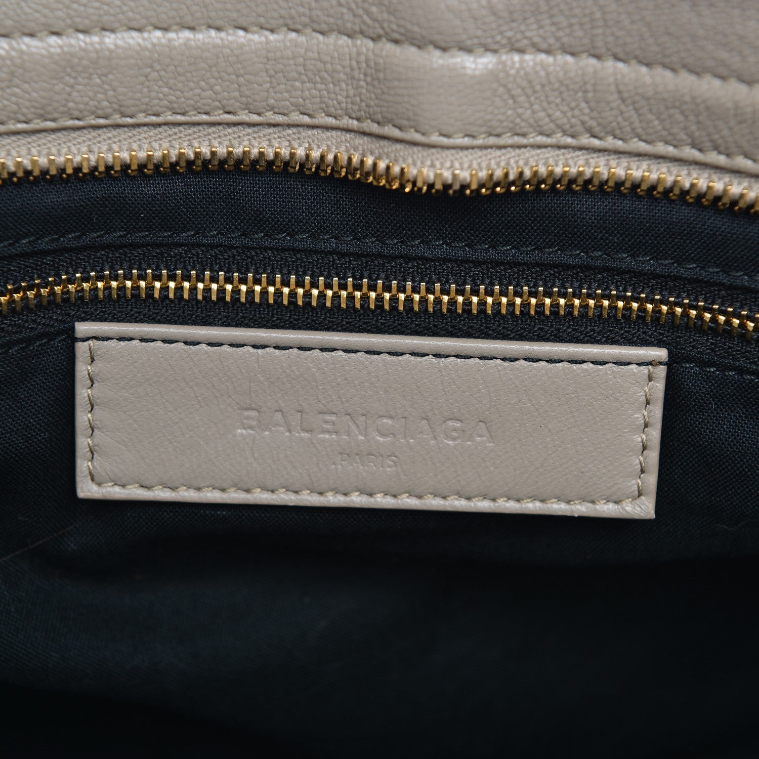 Balenciaga Chevre Gold Metallic Edge Hardware City Beige Dune Argille 6 of 7