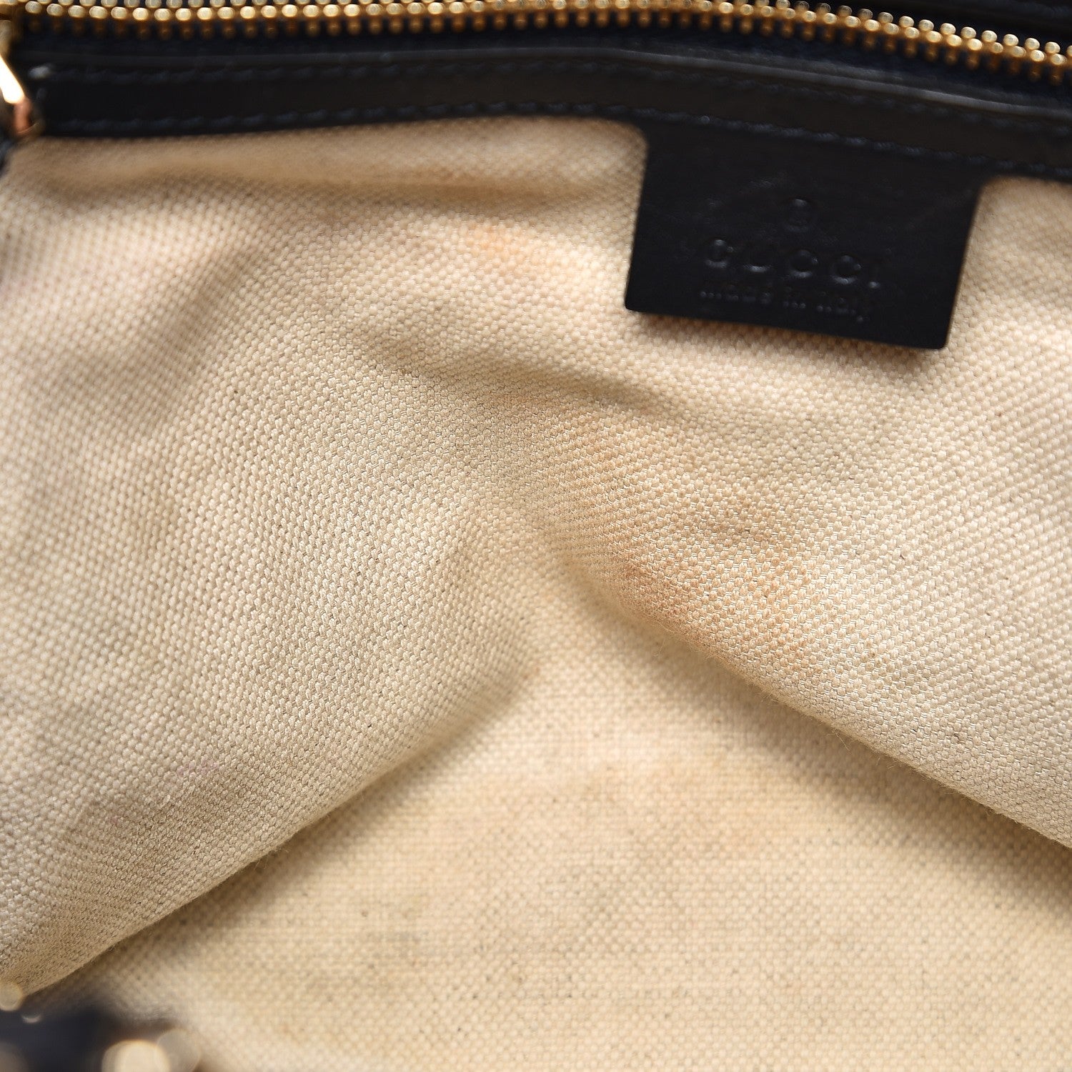 Gucci Monogram Selleria Calfskin Vintage Web Medium Boston Beige Blue 19 of 23