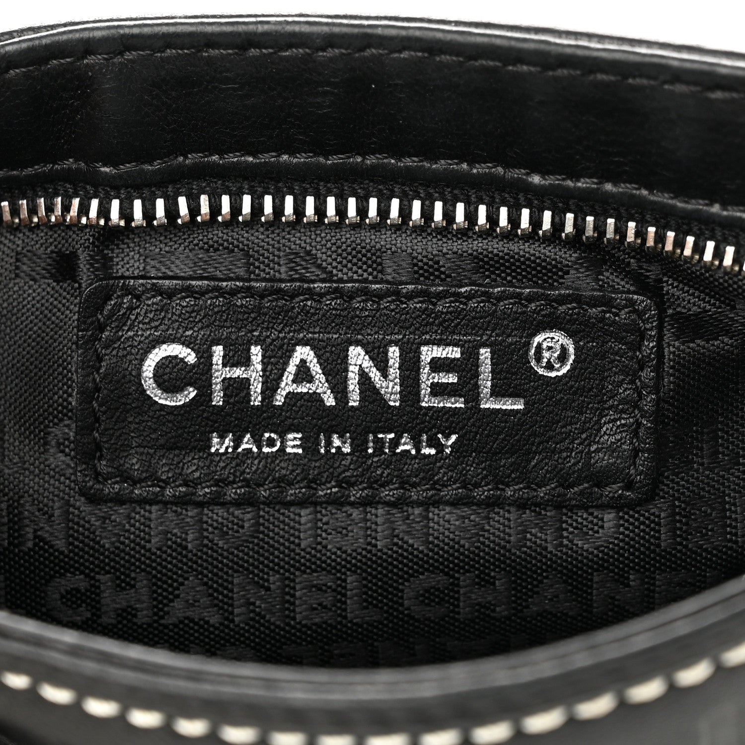 Chanel Lambskin Lax Pochette Black 6 of 10