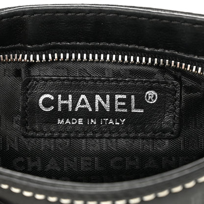 Chanel Lambskin Lax Pochette Black 6 of 10