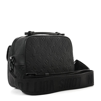 Louis Vuitton Taurillon Monogram S Lock Messenger Black 3 of 10