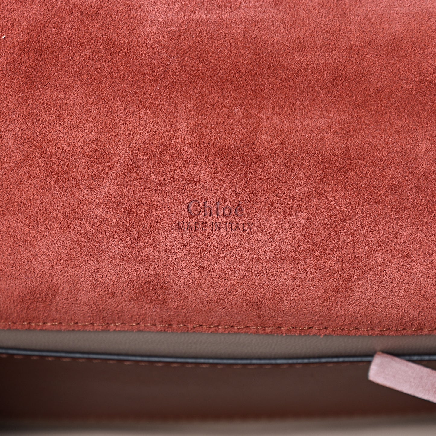 Calfskin Crocodile Embossed Aby Chain Shoulder Bag Pink Red