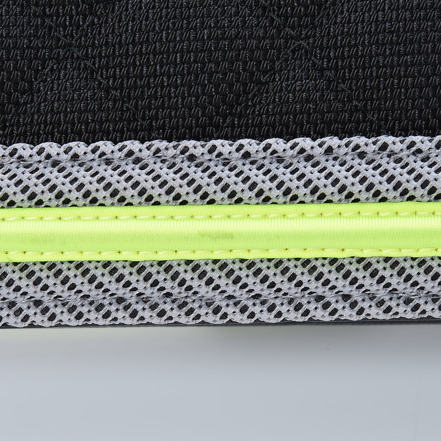 Canvas Quilted Fluo Boy Wallet On Chain WOC Black Grey Yellow