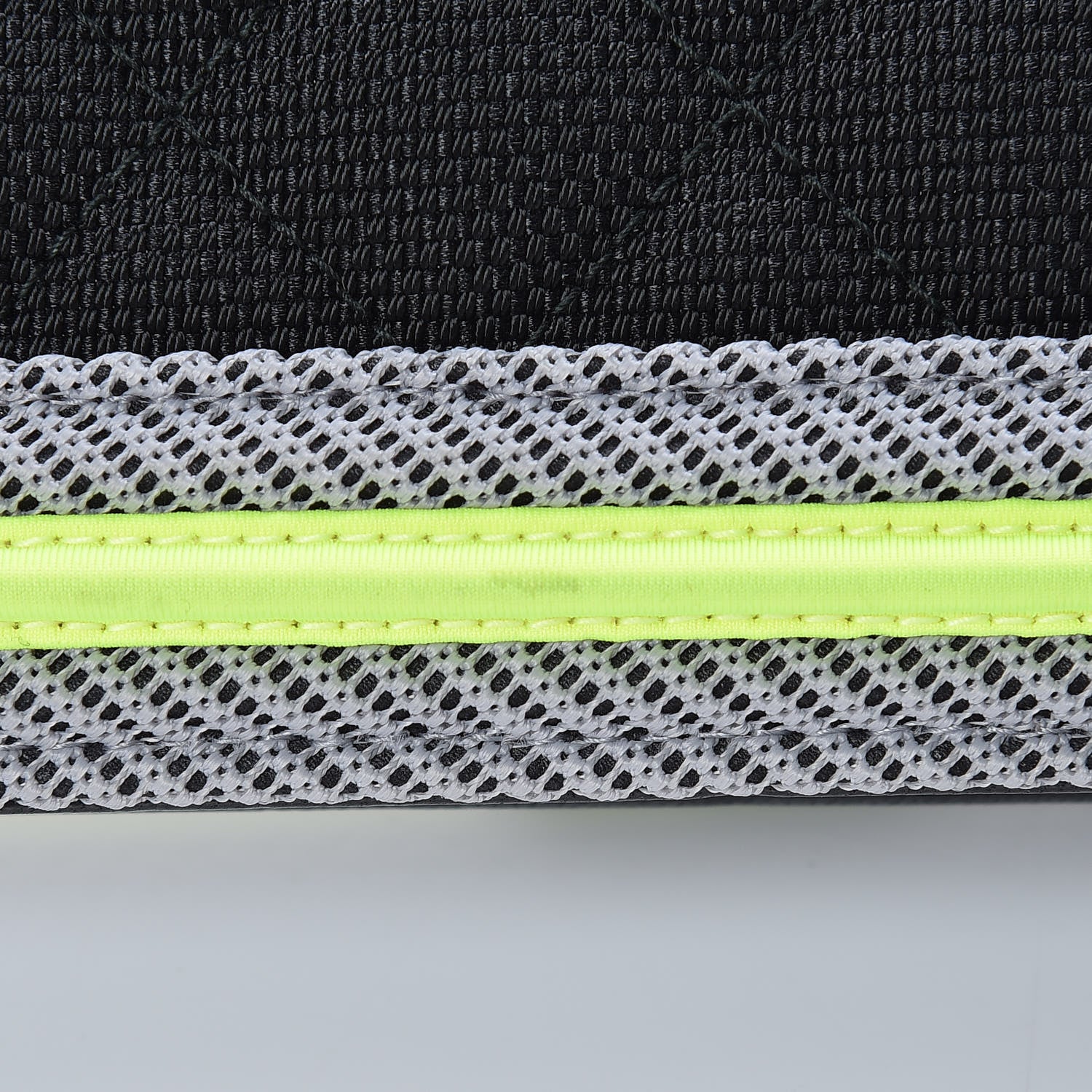 Chanel Canvas Quilted Fluo Boy Wallet On Chain WOC Black Grey Yellow 13 of 15