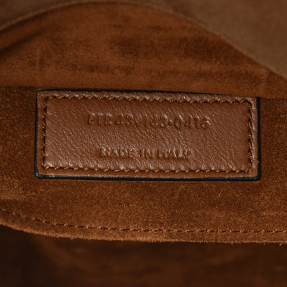 Saint Laurent Suede Y Studs Satchel Light Ochre 7 of 8