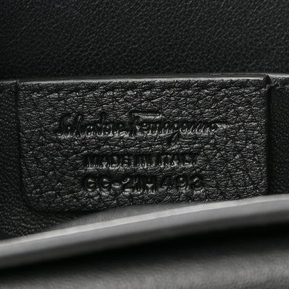 Salvatore Ferragamo Calfskin Small Margot Top Handle Satchel Black 1 of 10