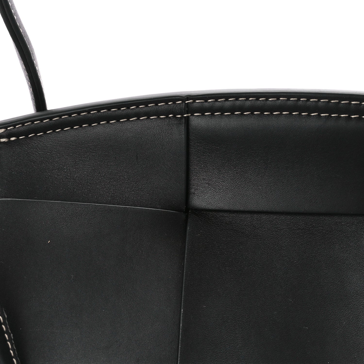 Bottega Veneta French Calfskin Maxi Intrecciato Arco 33 Black 12 of 12