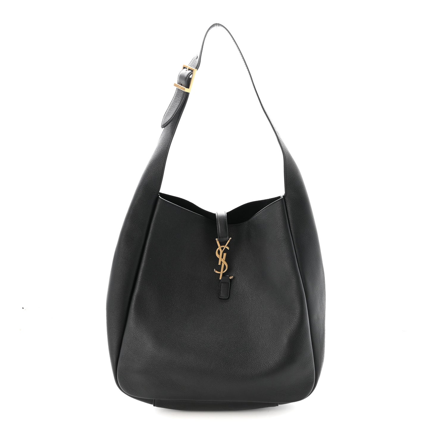 Supple Calfskin Large Le 5 A 7 Soft Hobo Black