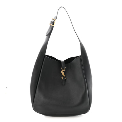 Saint Laurent Supple Calfskin Large Le 5 A 7 Soft Hobo Black 1 of 9