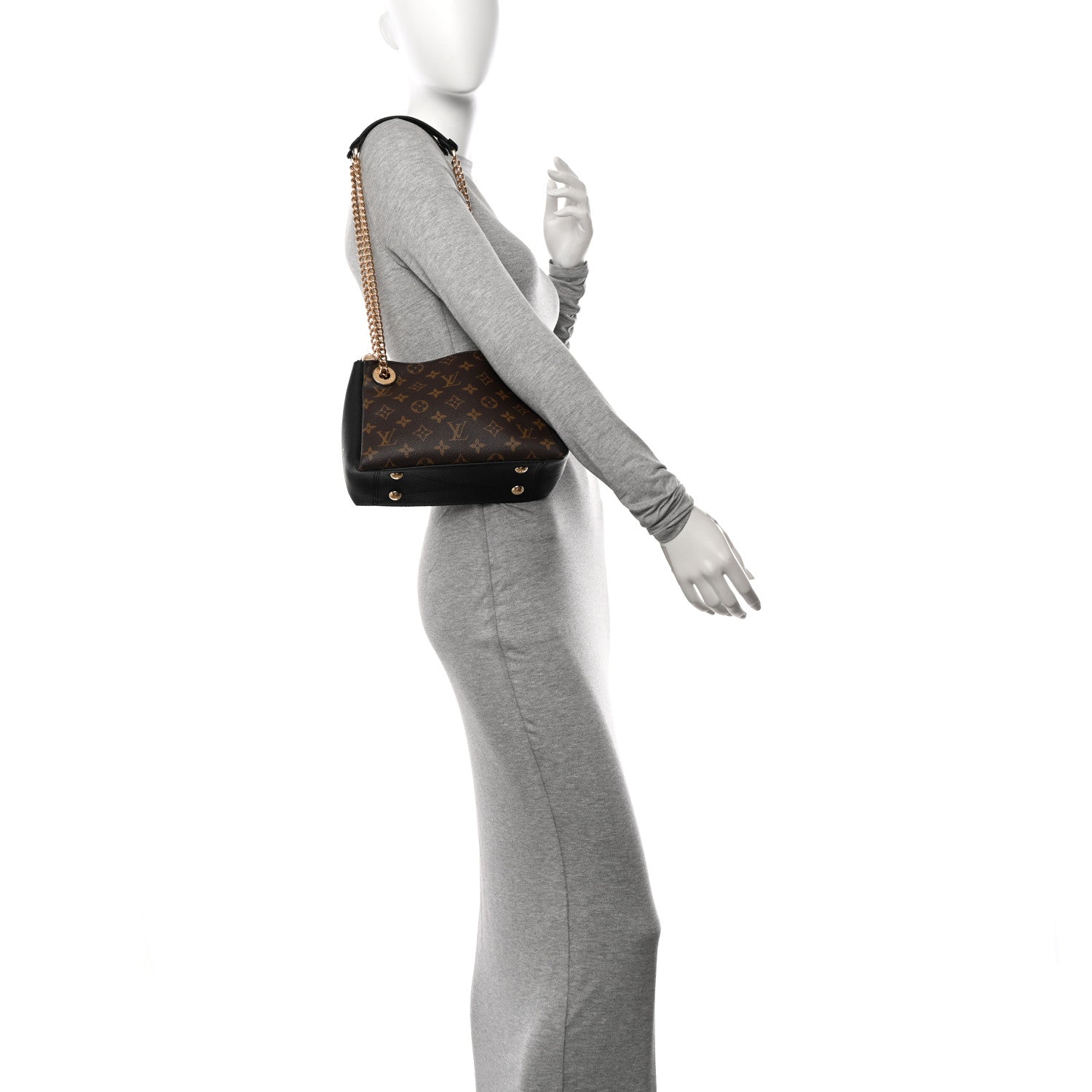 Louis Vuitton Monogram Surene BB Black 2 of 9