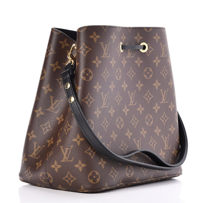 Louis Vuitton Monogram Neonoe MM Black 3 of 8