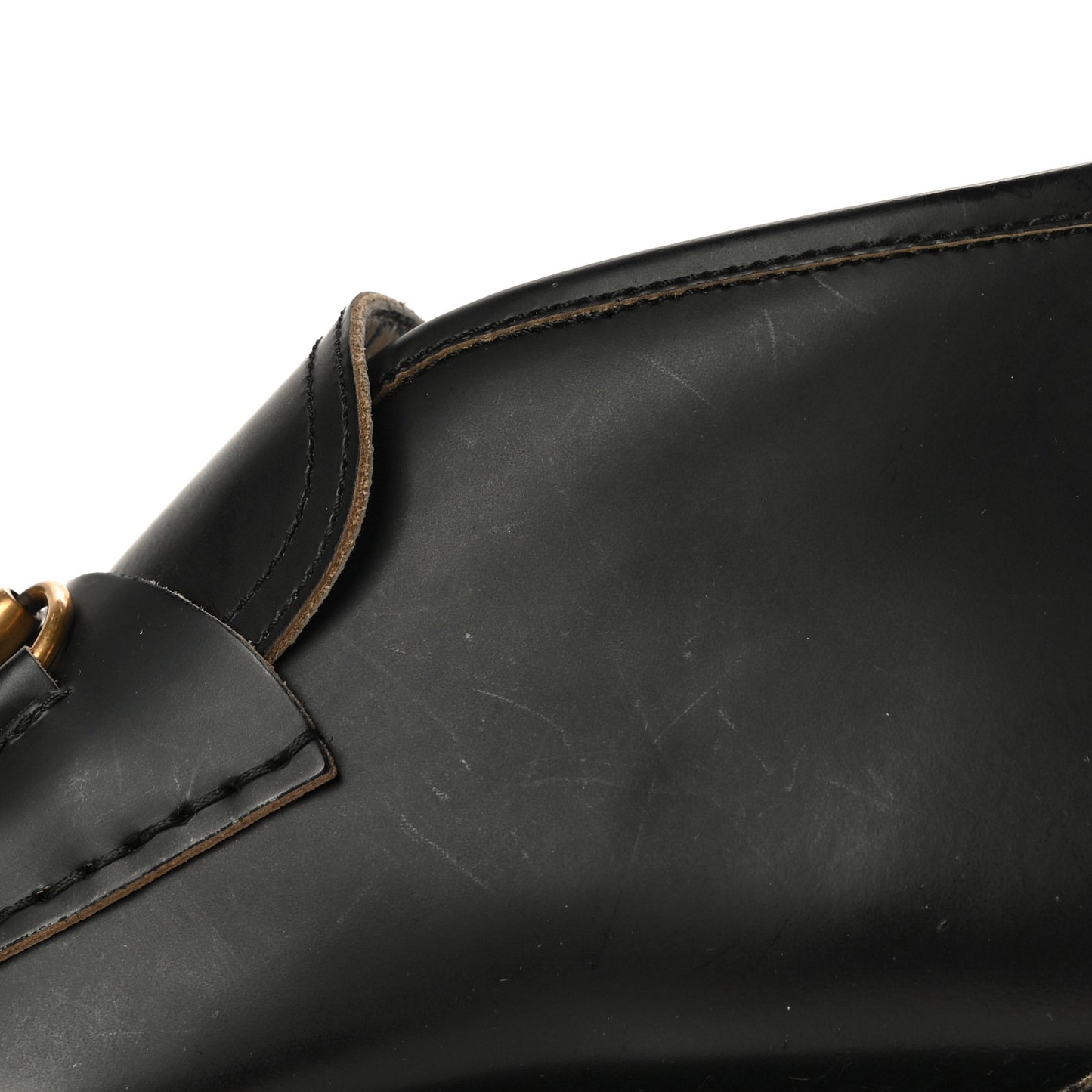 Cordovan Lux Mens Harald Horsebit Ankle Boots 8 Black