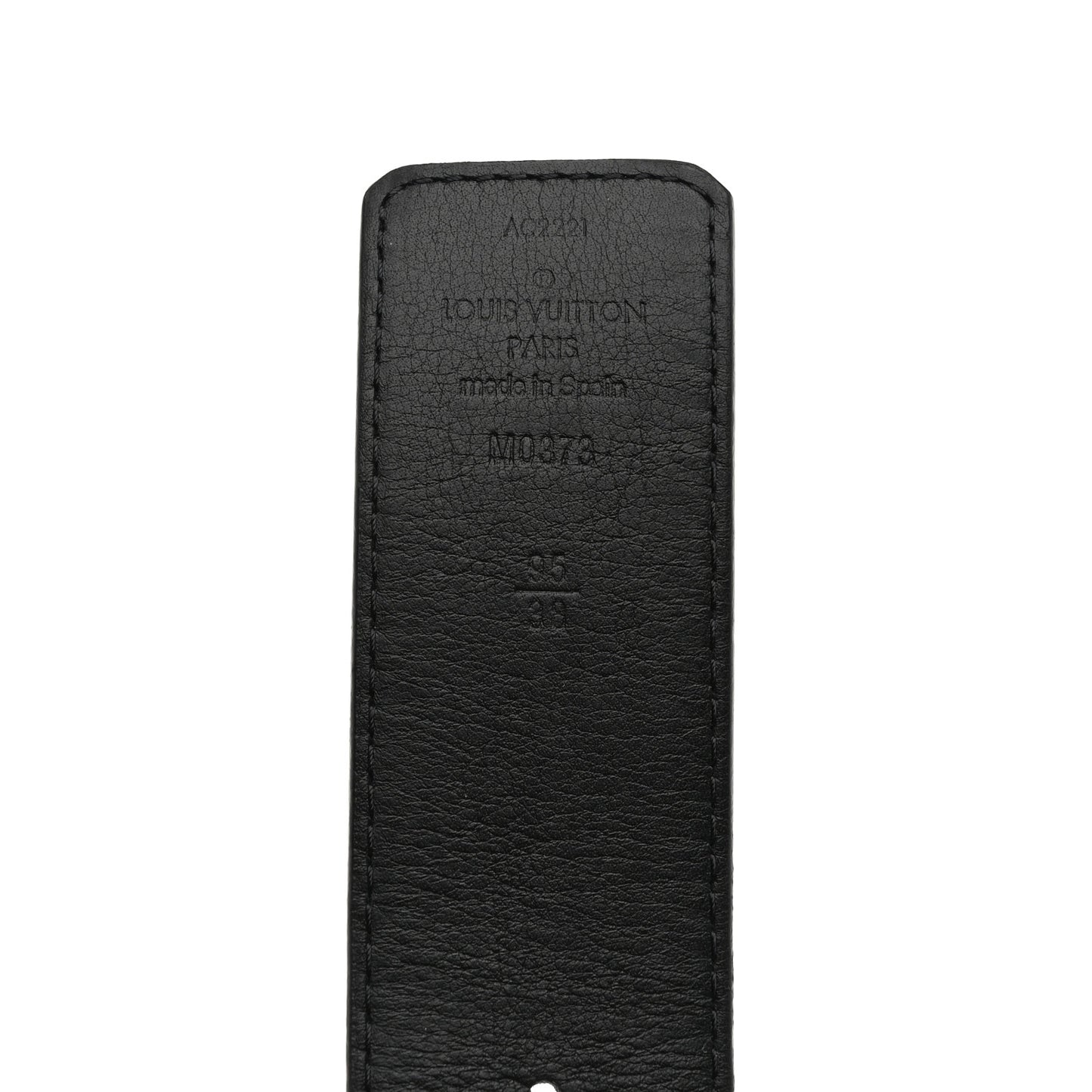 Monogram Eclipse Taigarama 40mm LV Initiales Reversible Belt 95 38 Black