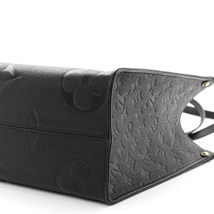 Louis Vuitton Empreinte Monogram Giant Onthego MM Black 9 of 10