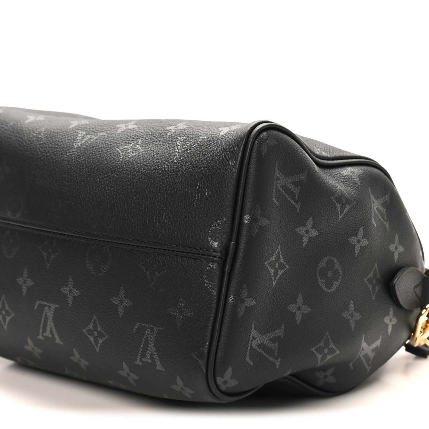 Louis Vuitton ブラックショルダーバッグ Louis Vuitton Calfskin Monogram LV Bliss Speedy Bandouliere 25