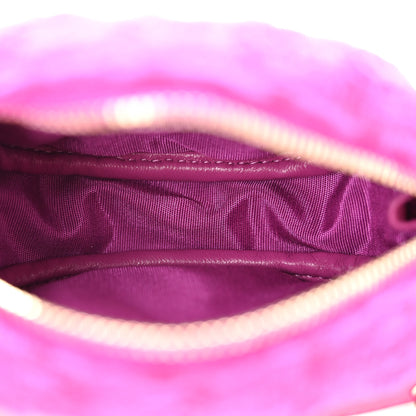 Chanel Tweed Lambskin Quilted Waist Bag With Coin Purse Fuchsia 6 of 15