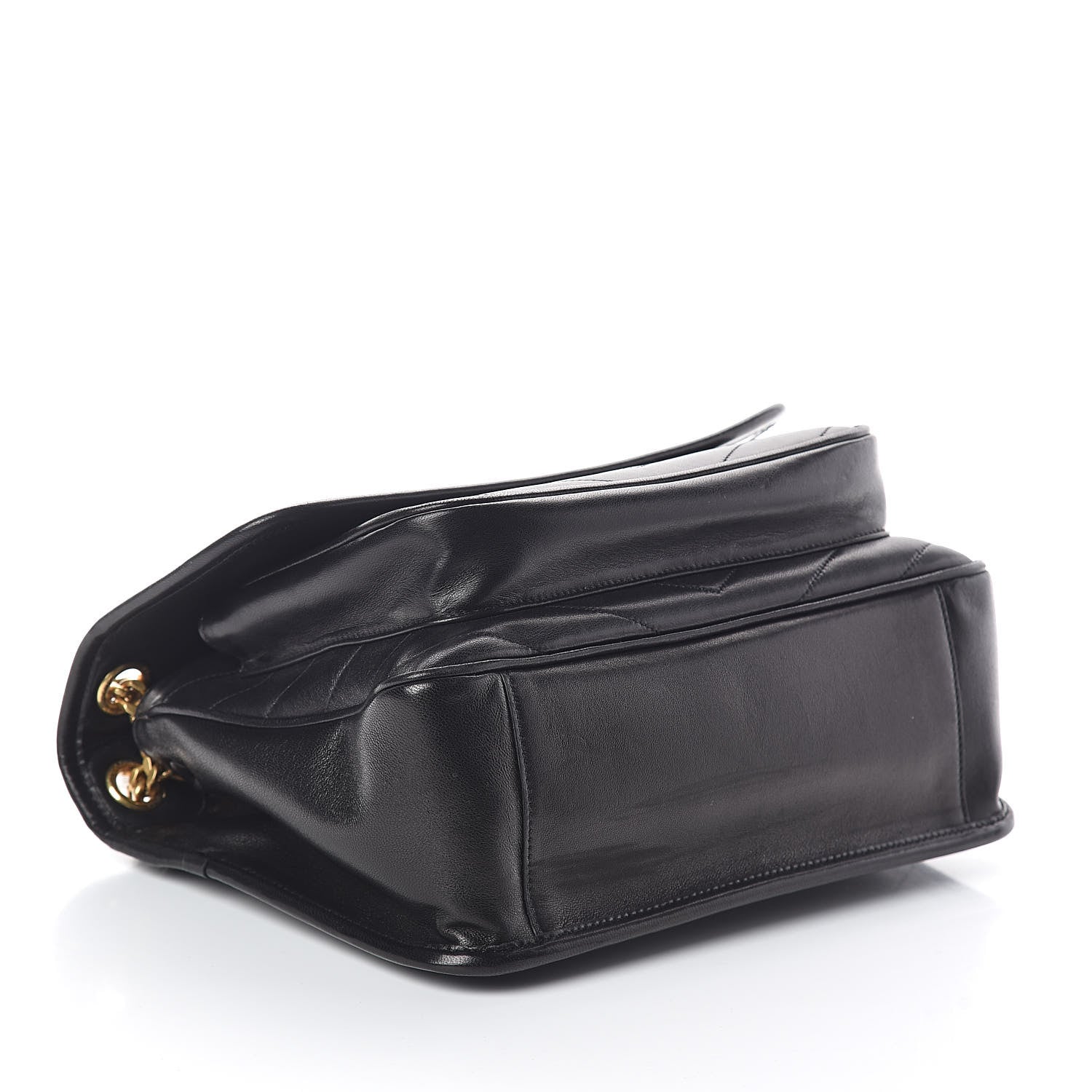 Saint Laurent Lambskin Matelasse Monogram Medium Niki Chain Satchel Black 4 of 10