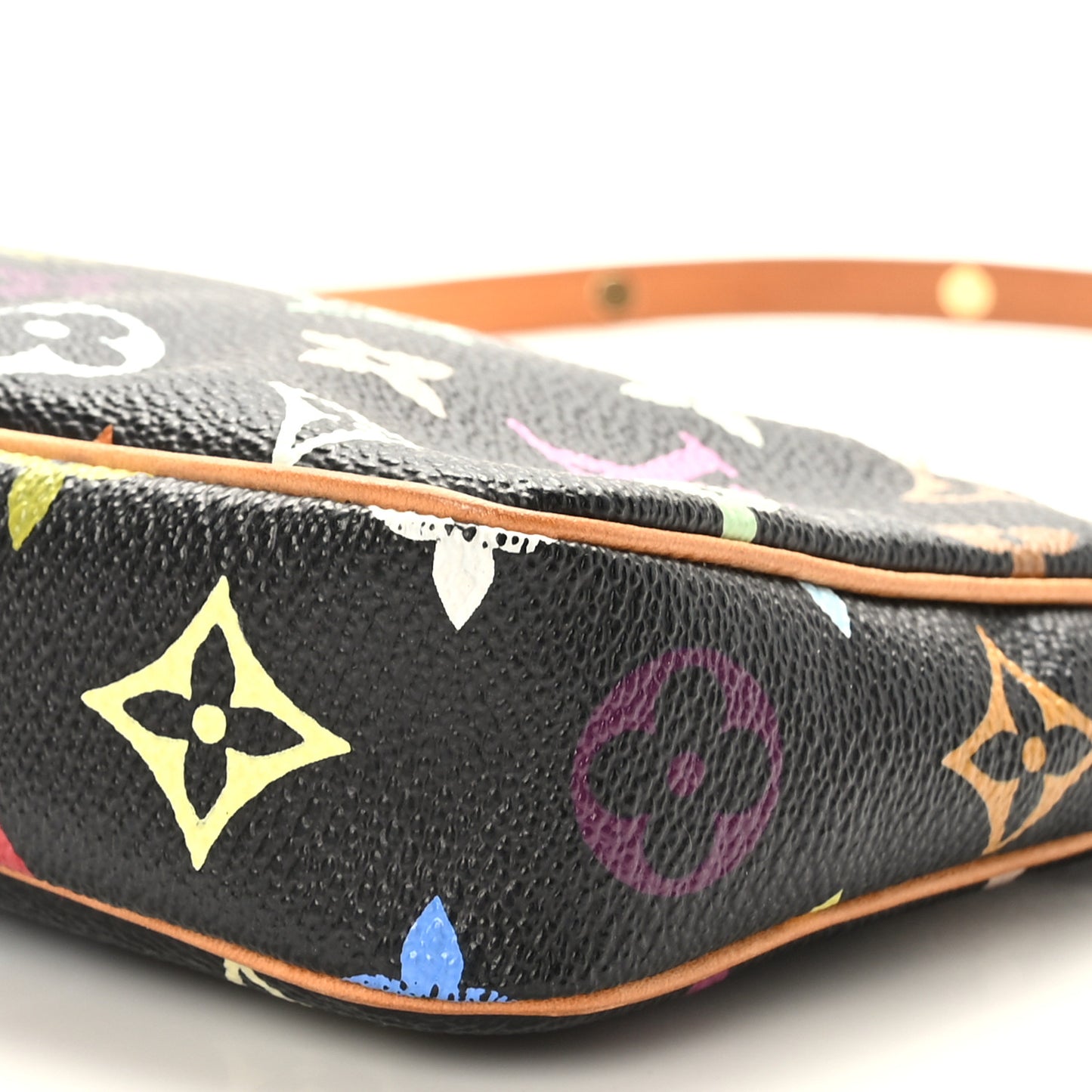 Monogram Multicolor Pochette Accessories Black