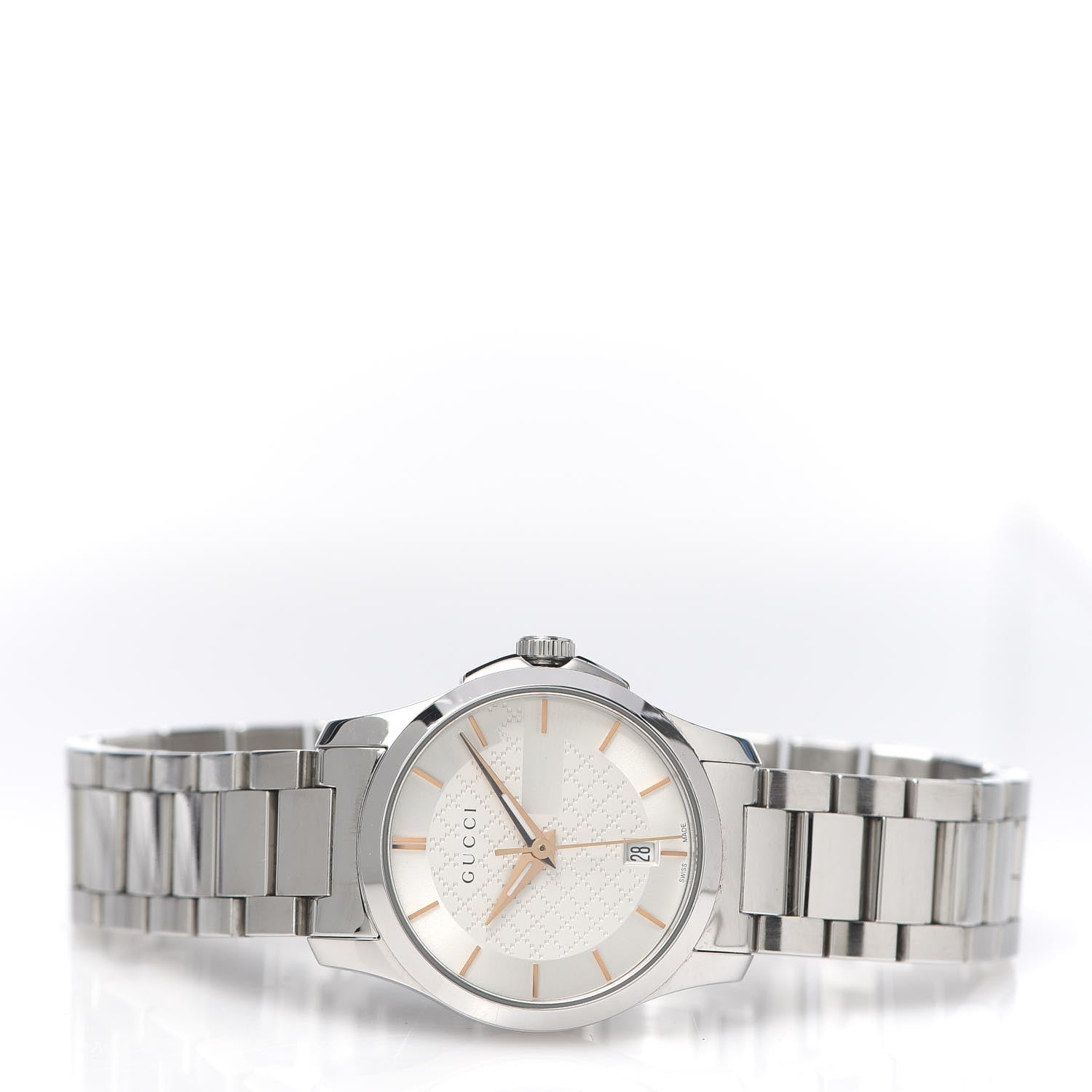 Gucci Stainless Steel 27mm G-Timeless Quartz Watch 3 of 7