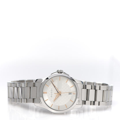 Gucci Stainless Steel 27mm G-Timeless Quartz Watch 3 of 7