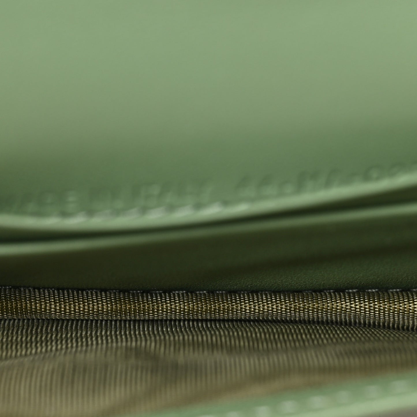 Goatskin Saddle Card Holder Light Green