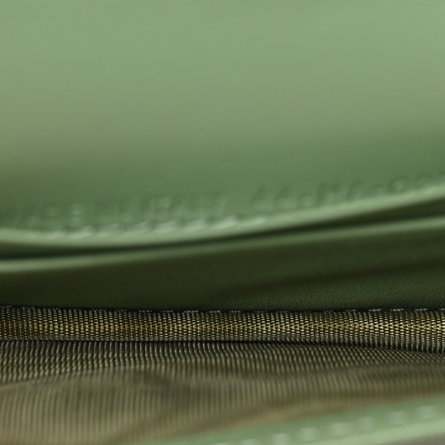 Christian Dior Goatskin Saddle Card Holder Light Green 5 of 7