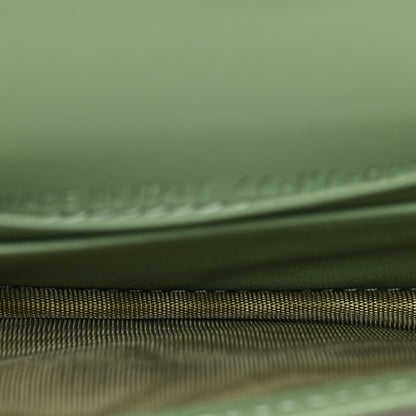 Christian Dior Goatskin Saddle Card Holder Light Green 5 of 7